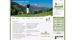 Desktop Screenshot of golfclubpasseier.com