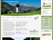 Tablet Screenshot of golfclubpasseier.com